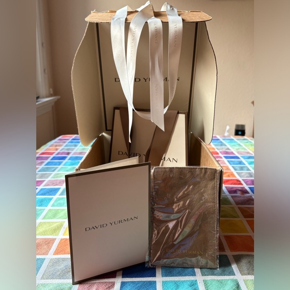 🤎 DAVID YURMAN SHOPPING BAG BUNDLE 🤎 NWOT 🤎 - Picture 2 of 16